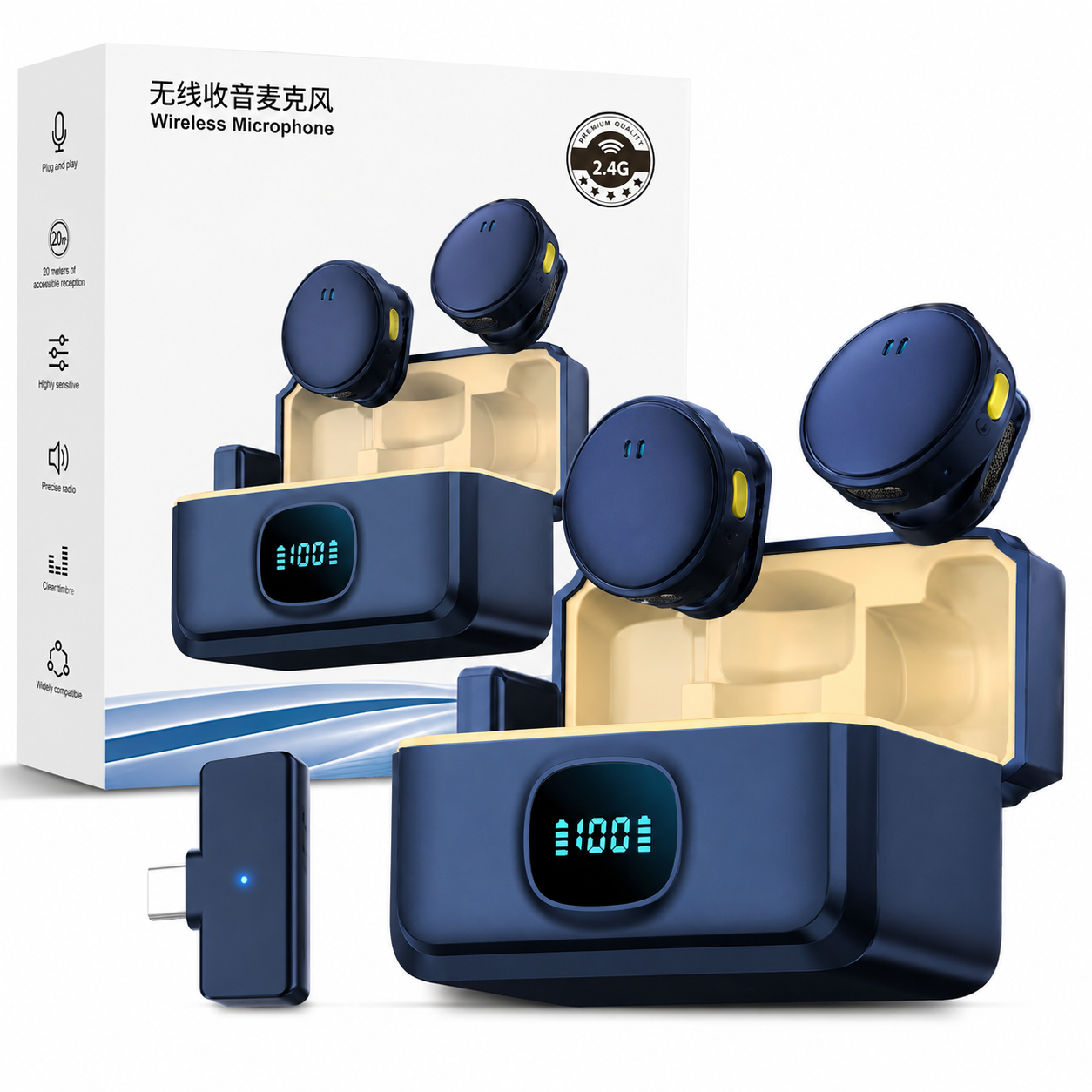 Q81 Wireless Vlog Microphone