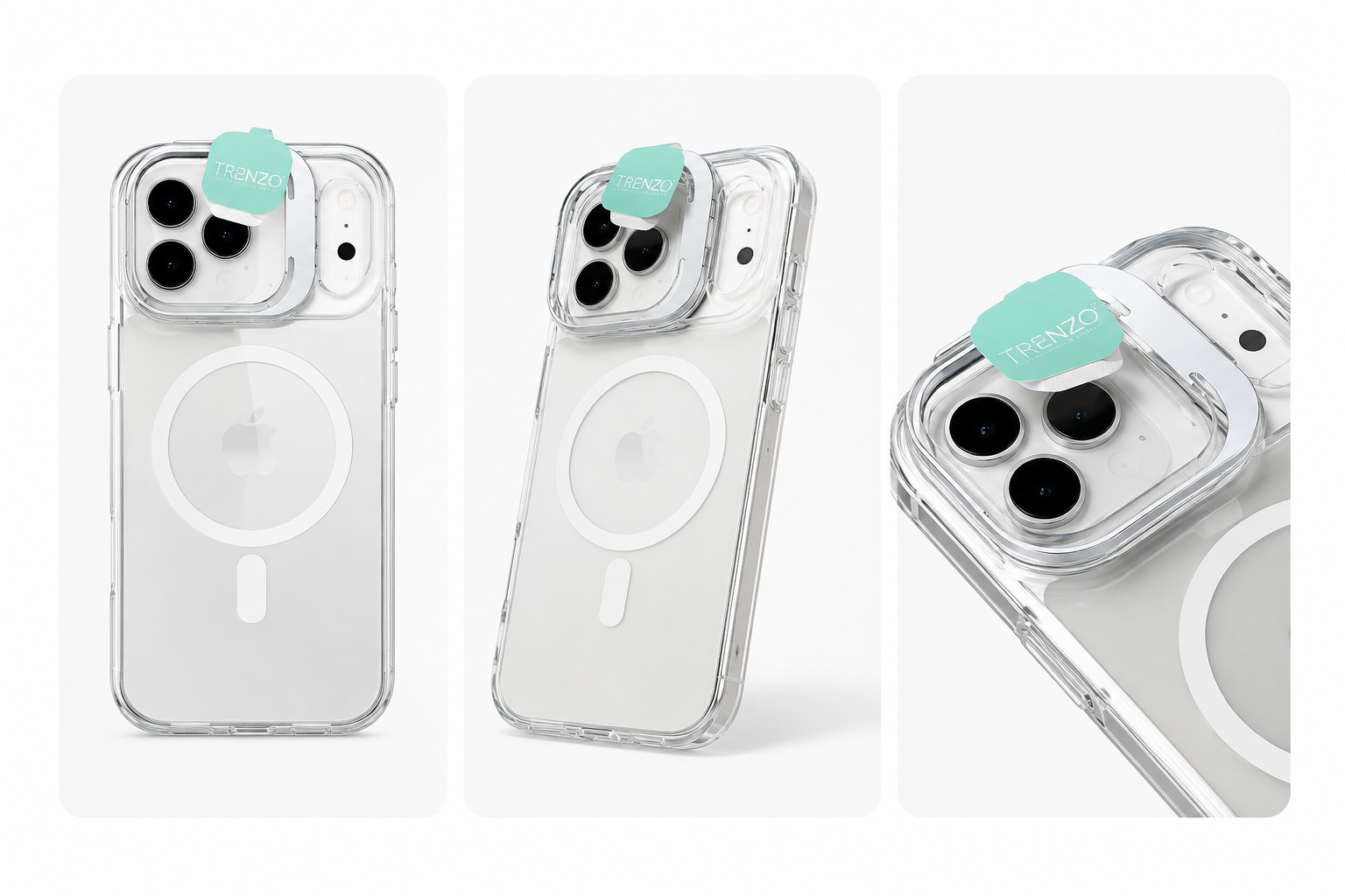 Trenzo Crystal Clear MagSafe Case – iPhone 17 Pro Max